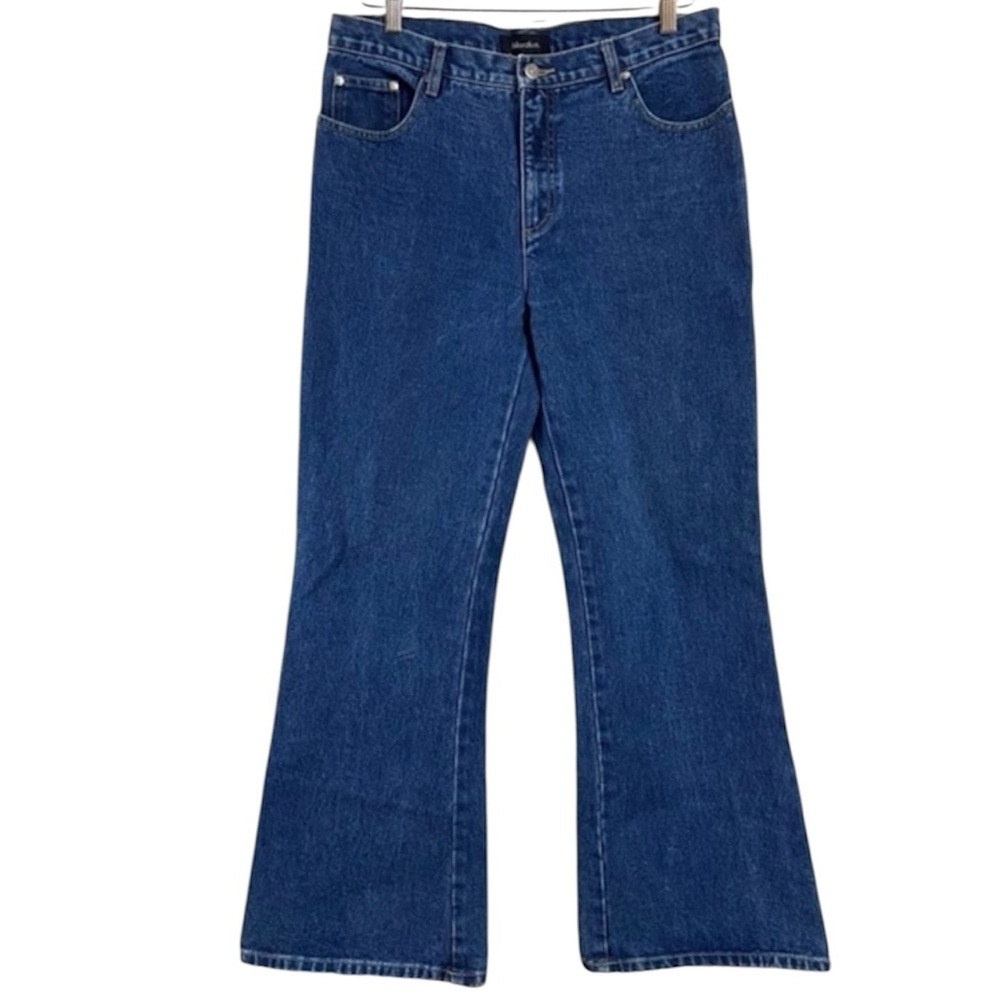 VTG Xhilaration Y2K Flare Jeans Size 11 High Rise 100% Cotton Bootcut